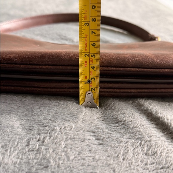 Zara Brown Faux Leather Women's Shoulder Bag - Picture 6 of 6